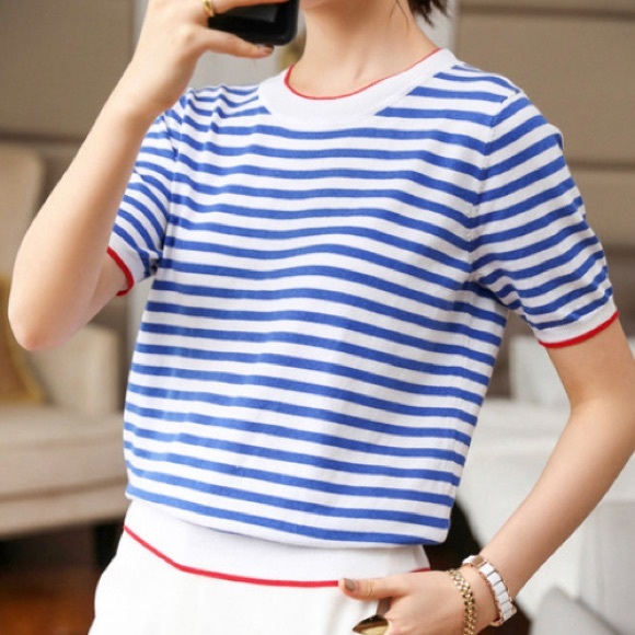 Tops - 🍁 Stripe knit shirts